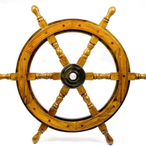 Nagina International Sailor’s Special Premium Ship Wheels | Home Decor Wall Sculptures I 24 Inches